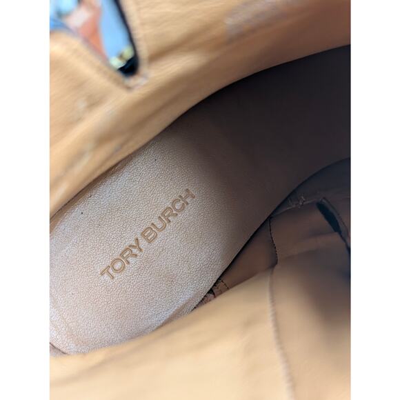 Tory Burch Everly Black Suede Ankle Boots 6 - Picture 9 of 11